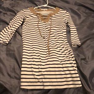 Monteau striped mini dress size small